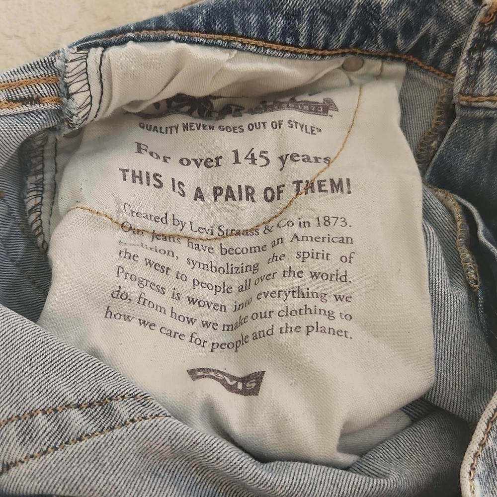 511 Slim Fit Levi’s Flex Men's Jeans 30x30 Distressed Denim Y2k Street wear - Picture 12 of 14